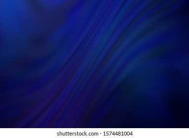 Dark BLUE vector abstract blurred background. Creative illustration in halftone style with gradient. Blurred design for your web site.