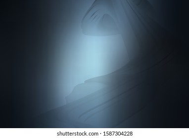 Dark BLUE vector abstract blurred background. New colored illustration in blur style with gradient. Background for designs.