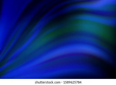 Dark BLUE vector abstract blurred background. Modern abstract illustration with gradient. Background for designs.