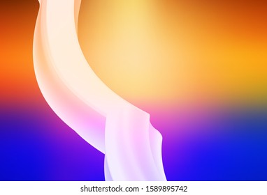 Dark BLUE vector abstract blurred background. New colored illustration in blur style with gradient. New design for your business.
