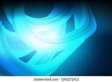 Dark BLUE vector abstract blurred layout. An elegant bright illustration with gradient. Completely new design for your business.