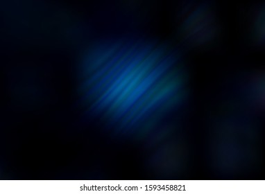 Dark BLUE vector abstract blurred background. Glitter abstract illustration with gradient design. New style design for your brand book.