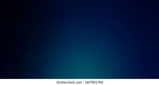 Dark BLUE vector abstract blurred background. Abstract illustration with gradient blur design. Base for your app design.