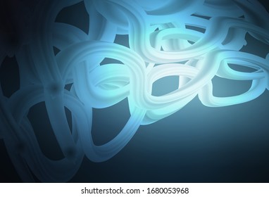 Dark BLUE vector abstract blurred layout. New colored illustration in blur style with gradient. New style design for your brand book.