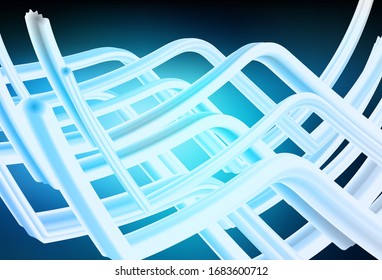 Fondo borroso abstracto del vector azul oscuro. Una elegante ilustración brillante con gradiente. El mejor diseño borroso para su negocio.