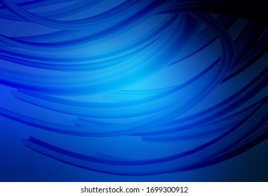 Dark BLUE vector abstract blurred layout. Glitter abstract illustration with gradient design. The best blurred design for your business.