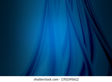 Dark BLUE vector abstract blurred background. Creative illustration in halftone style with gradient. New style design for your brand book.