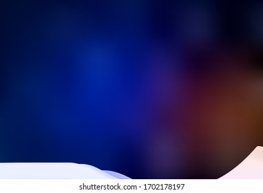Fondo borroso abstracto del vector azul oscuro. Ilustración creativa en estilo de medio tono con degradado. Diseño borroso para su sitio web.