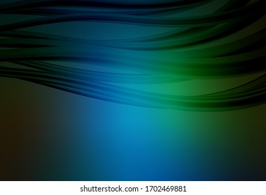 Dark BLUE vector abstract blurred background. An elegant bright illustration with gradient. Elegant background for a brand book.