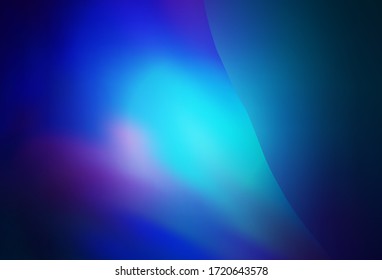 Fondo borroso abstracto del vector azul oscuro. Ilustración abstracta de color con degradado. Antecedentes elegantes para un libro de marca.