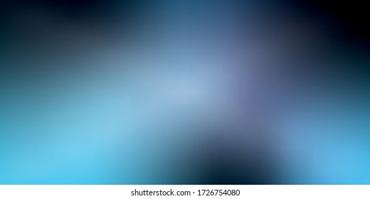 Fondo borroso abstracto del vector azul oscuro. Ilustración creativa en estilo de semitono con gradiente. Diseño completamente nuevo para su negocio.