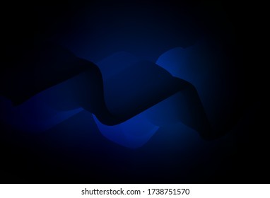 Dark BLUE vector abstract blurred background. A completely new colored illustration in blur style. Background for a cell phone.