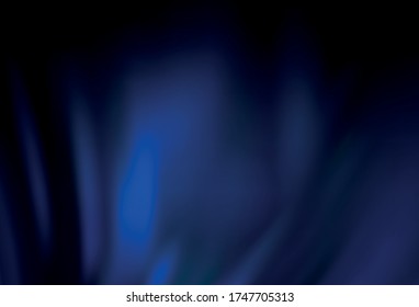 Fondo borroso abstracto del vector azul oscuro. Una elegante ilustración brillante con gradiente. Nuevo diseño para su negocio.