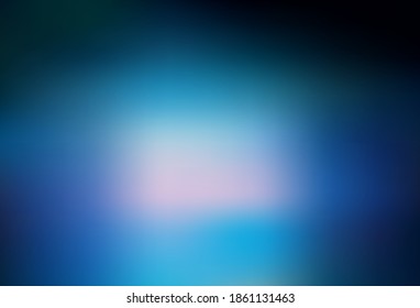 Dark BLUE vector abstract blurred layout. Colorful abstract illustration with gradient. Blurred design for your web site.
