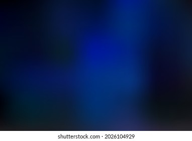 Patrón borroso abstracto del vector azul oscuro. Una ilustración de color completamente nueva en un estilo bokeh. Muestra para tus diseños creativos.