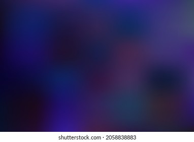 Dark BLUE vector abstract blurred pattern. A vague abstract illustration with gradient. Template for cell phones.
