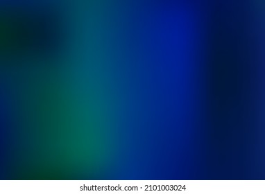 Dark BLUE vector abstract blurred pattern. Modern abstract illustration with gradient. Brand new template for your design.