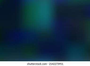 Dark BLUE vector abstract blurred template. A completely new color illustration in a bokeh style. Design for your web site.