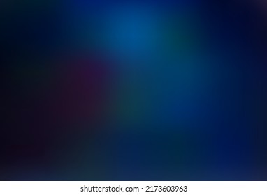 Modèle abstrait flou image vectorielle BLEU foncé. Illustration créative en style mi-teinte avec dégradé. Nouveau modèle pour votre conception.