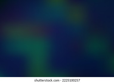 Dunkel-BLAU, abstrakte, unscharfe Vektorvorlage. Farbige abstrakte Illustration mit Farbverlauf. Neue Vorlage für Ihr Design.