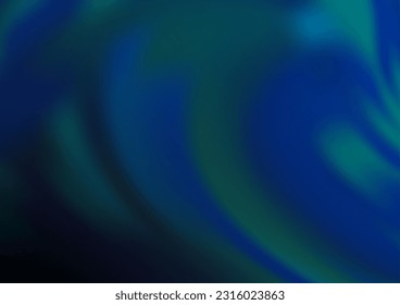 Dark BLUE vector abstract blurred background. A completely new color illustration in a bokeh style. The background for your creative designs.