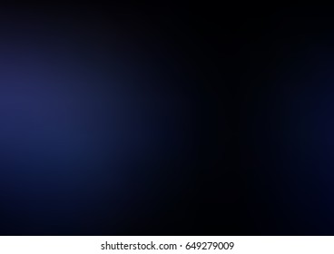 Dark BLUE vector abstract blurred template. Colorful abstract illustration with gradient. The elegant pattern can be used as part of a brand book.