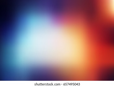 DARK BLUE vector abstract blurred pattern. A vague abstract illustration with gradient. The completely new template can be used for your brand book.