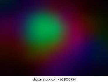 DARK BLUE vector abstract blurred pattern. Creative illustration in halftone style with gradient. A completely new design for your business.