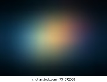 DARK BLUE vector abstract blurred pattern. Creative illustration in halftone style with gradient. The template can be used as a background of a cell phone.