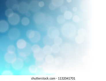 Dark BLUE vector abstract bokeh pattern. Colorful illustration in abstract style with gradient. The elegant pattern for brand book.