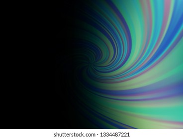 Dark BLUE vector abstract bokeh pattern. Glitter abstract illustration with an elegant design. The template can be used for your brand book.