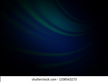 Dark BLUE vector abstract bokeh pattern. Colorful illustration in abstract style with gradient. The elegant pattern for brand book.