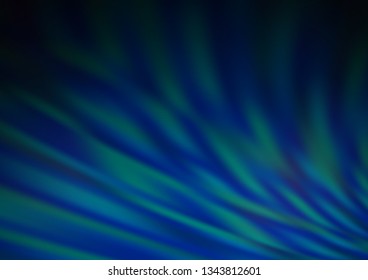 Dark BLUE vector abstract bokeh pattern. A vague abstract illustration with gradient. The template for backgrounds of cell phones.