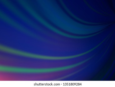 Dark BLUE vector abstract bokeh pattern. Colorful abstract illustration with gradient. Brand new design for your business.