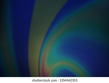 Dark BLUE vector abstract bokeh pattern. A completely new color illustration in a bokeh style. The blurred design can be used for your web site.
