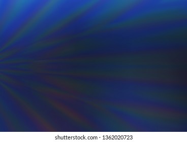 Dark BLUE vector abstract bokeh pattern. An elegant bright illustration with gradient. The best blurred design for your business.