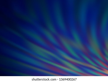 Dark BLUE vector abstract bokeh pattern. An elegant bright illustration with gradient. Brand new style for your business design.