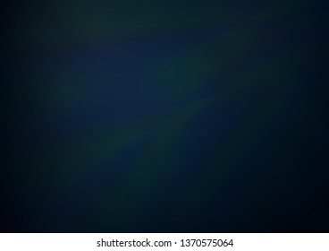 Dark BLUE vector abstract bokeh pattern. Modern geometrical abstract illustration with gradient. A completely new template for your design.