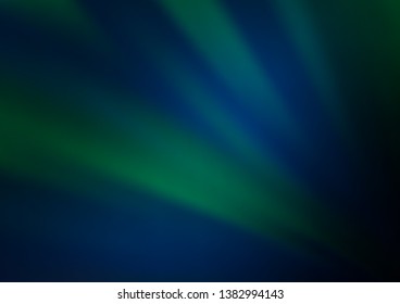 Dark BLUE vector abstract bokeh pattern. A completely new color illustration in a bokeh style. A new texture for your design.