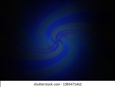 Dark BLUE vector abstract bokeh pattern. Creative illustration in halftone style with gradient. Brand new style for your business design.