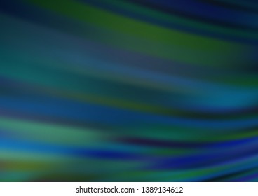 Dark BLUE vector abstract bokeh pattern. Glitter abstract illustration with an elegant design. The template can be used for your brand book.