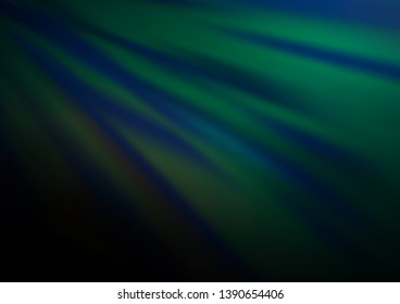 Dark BLUE vector abstract bokeh pattern. Colorful illustration in blurry style with gradient. The elegant pattern for brand book.