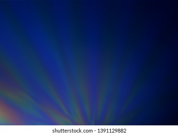 Dark BLUE vector abstract bokeh pattern. Shining colorful illustration in a Brand new style. A completely new template for your design.