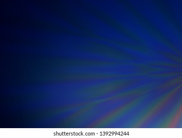 Dark BLUE vector abstract bokeh pattern. Shining colorful illustration in a Brand new style. A new texture for your design.