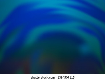 Dark BLUE vector abstract bokeh pattern. Colorful abstract illustration with gradient. The background for your creative designs.