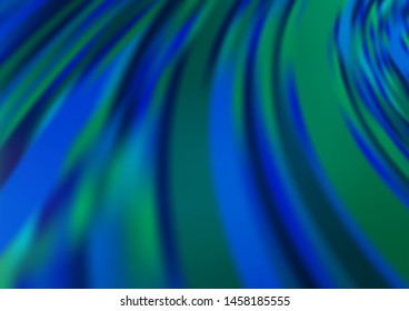 Dark BLUE vector abstract bokeh pattern. A completely new color illustration in a bokeh style. The template can be used for your brand book.