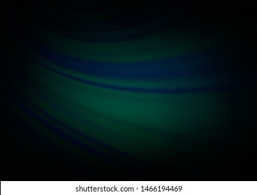 Dark BLUE vector abstract bokeh pattern. Colorful illustration in blurry style with gradient. The blurred design can be used for your web site.