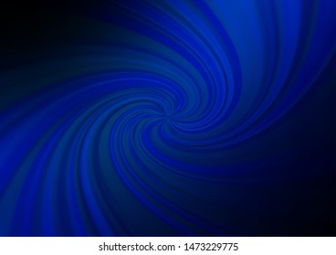 Dark BLUE vector abstract bokeh pattern. Colorful illustration in abstract style with gradient. The background for your creative designs.