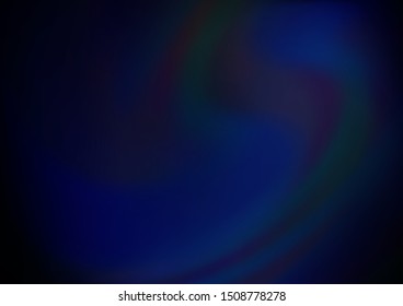 Dark BLUE vector abstract bokeh pattern. Creative illustration in halftone style with gradient. Brand new design for your business.