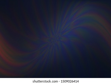 Dark BLUE vector abstract bokeh pattern. Shining colorful illustration in a Brand new style. A completely new template for your design.